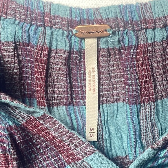 FREE PEOPLE | Vivi Smocked Stripe Top | Size Medium - Picture 7 of 9